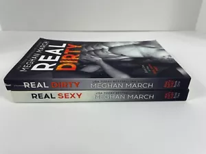 Meghan March Lot 2 Duet Paperback Real Dirty and Real Sexy - Foto 1 di 4