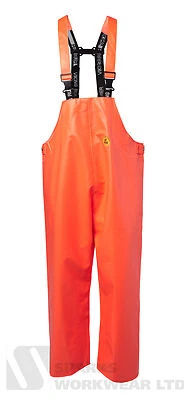 VIKING RUBBER COMPANY Wikingergummi Premium Lätzchen und Zahnstange Hose Angeln Landwirtschaft Wasserdicht Orange