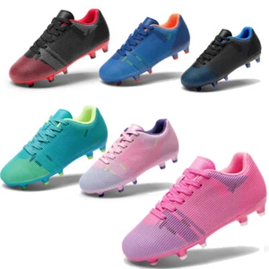 Little/Big Kid Boys Girls Soccer Cleats Firm Groud Breathable Football Shoes - Picture 1 of 51