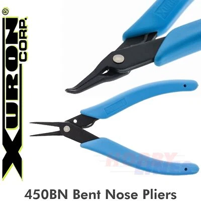 Xuron 450BN Bent Nose Pliers Chain Nose 45 degree Ultra Precise Made in the USA - Image 1 of 4