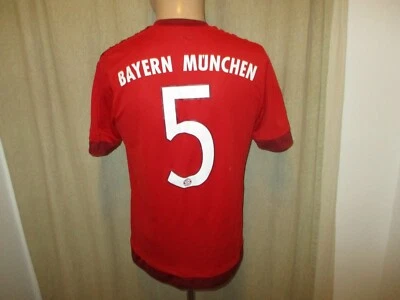 FC Bayern München Adidas Juniorinnen Matchworn Trikot 15/16 + Nr.5 Gr.M (Gr.6) - Bild 1 von 4