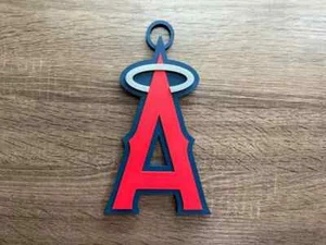 Los Angeles Angels Oversized Pendant – MLB Fan Necklace, Baseball Gift Jewelry - Picture 1 of 2