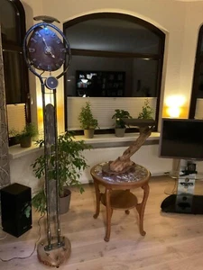 standuhr und stehlampe in 3 höhen verstellbar --unikat - Bild 1 von 21