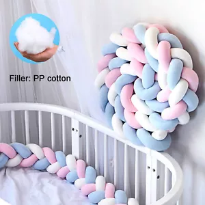 Baby Bed Pillow Good Resilience Protective Braided Bed Side Pillow Reusable - Picture 1 of 11