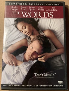 The Words (DVD, 2012) Bradley Cooper Zoe Saldana Dennis Quaid Olivia Wilde - Picture 1 of 6