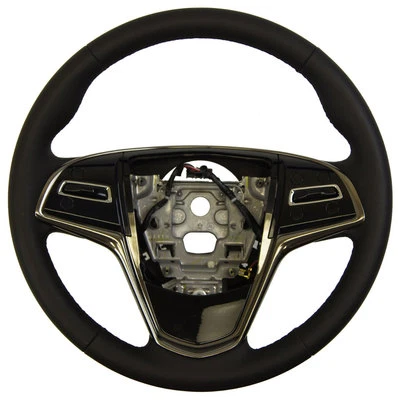 2013-2016 Cadillac ATS Steering Wheel Black Leather New OEM 23360205 23193050 - Изображение 1 из 4