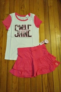 NWT Justice Girls Outfit Top/Skirt (built-in shorts) Size 10 14 - Picture 1 of 1