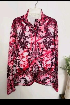 Acogedor polar Athleta M Tatto Sierra térmica 1/2 cremallera agujeros para los pulgares  Foto 1 de 4