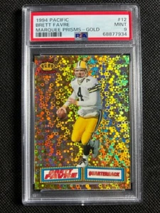 1994 Pacific Marquee Prisms Gold #12 Brett Favre PSA 9 MINT Packers HOF Pop 8 - Picture 1 of 2