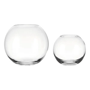 Leonardo BOCCIA Kugelvase Glasvase Blumenvase Dekovase Rund Tischvasen - Bild 1 von 7