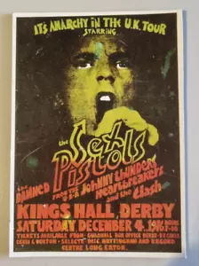 1993 Sticker/Fridge Magnet - SEX PISTOLS - 1976 Gig Poster - Picture 1 of 3