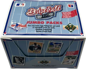 1991 Upper Deck Jumbo Packs Find The Hank Baseball Box - Picture 1 of 3