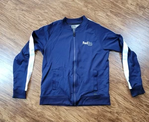 Mens New Era Blue Fedex Lightweight Jacket Size Large - Picture 1 of 8