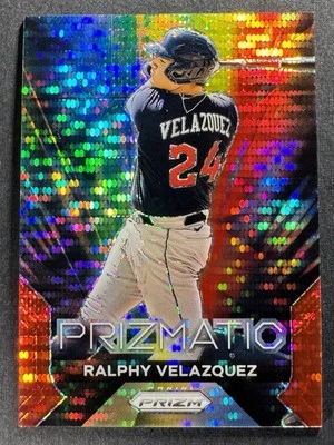 Ralphy Velazquez 2024 Panini Prizm #19 Prizmatic Red Pulsar /399 Raw (RC) - Image 1 of 2