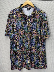 Camisa Polo Sunday Swagger Para Hombres XL Abstracta Fuerte Vegas Juegos de Golf Elastizada Usada en Excelente Condición - Imagen 1 de 9