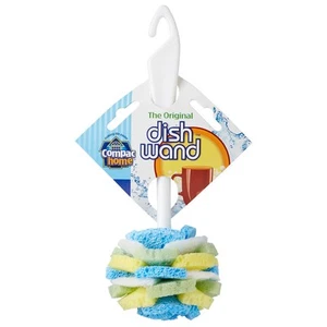 Compac Home Dish Wand Plus Cello, Foam & Scour Sponge Petals Brush - Picture 1 of 1