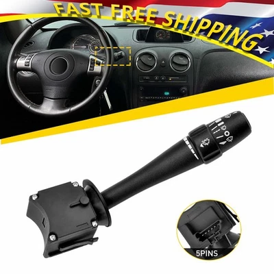 Interruptor limpiaparabrisas para Chevrolet Cobalt 2005-2010 HHR 2006-11 MALIBU 04-10 Foto 1 de 4