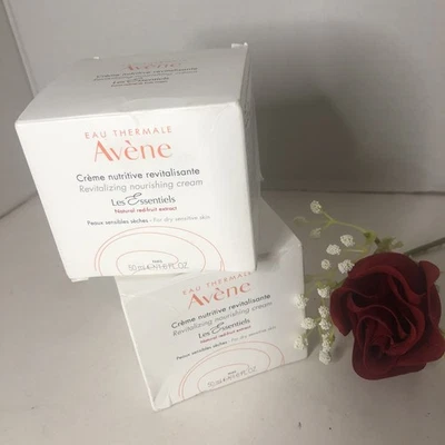 2 X Crema Nutritiva Revitalizante Avene 1.6 fl oz/50ml Exp. 6/2026 Foto 1 de 4
