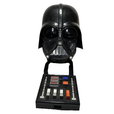 Star Wars 2004 Darth Vader Voice Changer Adult Helmet Mask *Tested Works* - Image 1 of 4