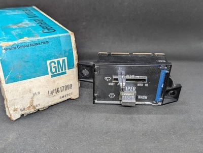 NOS 1980 1981 CADILLAC FLEETWOOD DEVILLE ELDORADO INTERRUPTOR LIMPADOR DE PARA-BRISA PULSO - Imagem 1 de 4