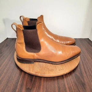 Allen Edmonds Liverpool Mens Size 11 Chelsea Boots Walnut Brown Leather USA Made - Picture 1 of 11
