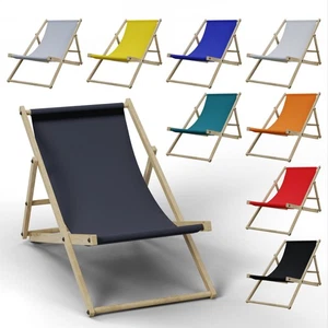 HAGO® Liegestuhl Liege Stuhl Strandliege Sonnenliege Gartenliege Klappstuhl Set - Bild 1 von 70