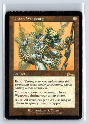 Thran Weaponry Urza's Legacy Rare – MTG Magic the Gathering Card - Image 1 of 4
