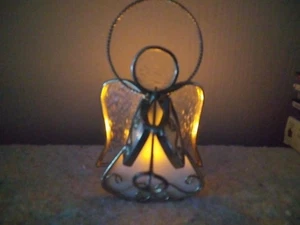Angel Playing Horn Votive - Picture 1 of 4