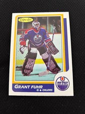 GRANT FUHR 1986-87 O-PEE-CHEE EDMONTON OILERS #56 HOCKEY CARD