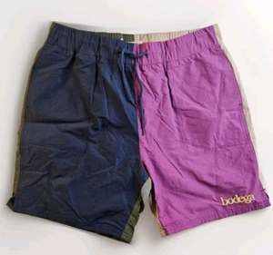 NWT Bodega Board Shorts Mens Medium Color Block - Picture 1 of 8