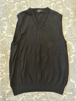 Express Men’s Black Wool Vest Size Large - Chest Size 38in - Image 1 of 3