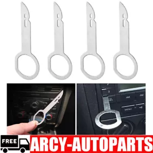 4Pc Car Stereo Radio Removal Release Tool Keys for Audi Mercedes Benz Ford - Picture 1 of 12