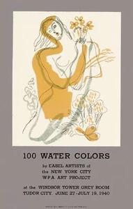 Decor Poster. Fine Graphic Art Design. 100 Water colors. Home Wall Art. 1710 - Picture 1 of 1