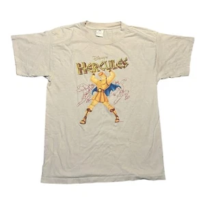 Camicia vintage anni 90 Disney Hercules Chicago teatro uomo taglia L 1997 film promo RARA - Foto 1 di 3