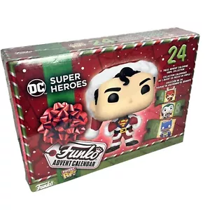 Funko POP! Advent Calendar - DC Super Heroes Christmas Superman Batman 24 Piece - Picture 1 of 9