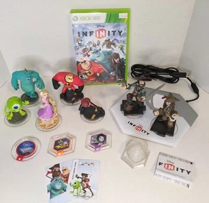 DISNEY INFINITY Game Portal Figures Lot XBOX 360 Pirates Marvel Monster Rapunzel - Picture 1 of 9