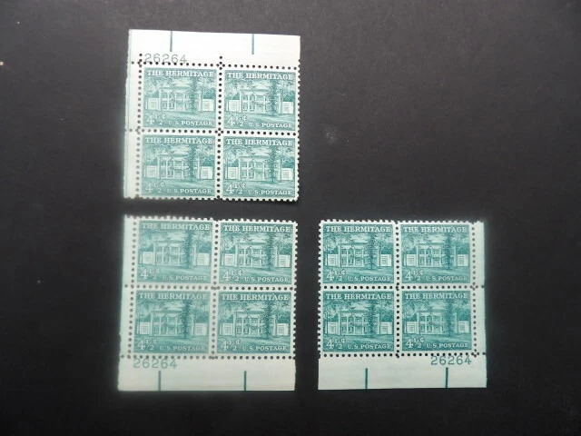 #1037 4 1/2c The Hermitage #26264 3 Corners MNH OG VF - Image 1 of 1