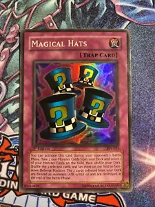 (AA) Yugioh Magical Hats PSV-033 Super Rare 1st Edition DMG - Picture 1 of 12