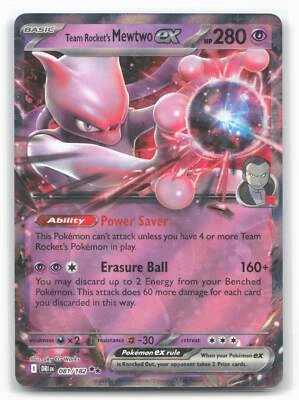 Team Rocket's Mewtwo ex - 081/182 - SV10: Destined Rivals Holo - 16825 - Image 1 of 2