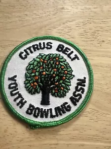 Vintage Citrus Gürtel Jugend Bowling Assn. Patch. Neu - Bild 1 von 5