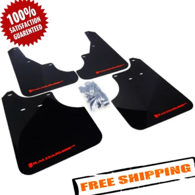 Rally Armor MF11-UR-BLK/RD Black/Red UR Mud Flaps for 2009-2013 Subaru Forester - Imagem 1 de 4