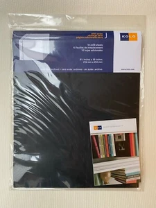 Kolo Fotoalbum Nachfüllungen, 10 Blatt, schwarz - Bild 1 von 2