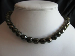 Collar de vidrio retro checo vintage cuentas arco iris GALONZ 19,5" de largo #4 - Imagen 1 de 6