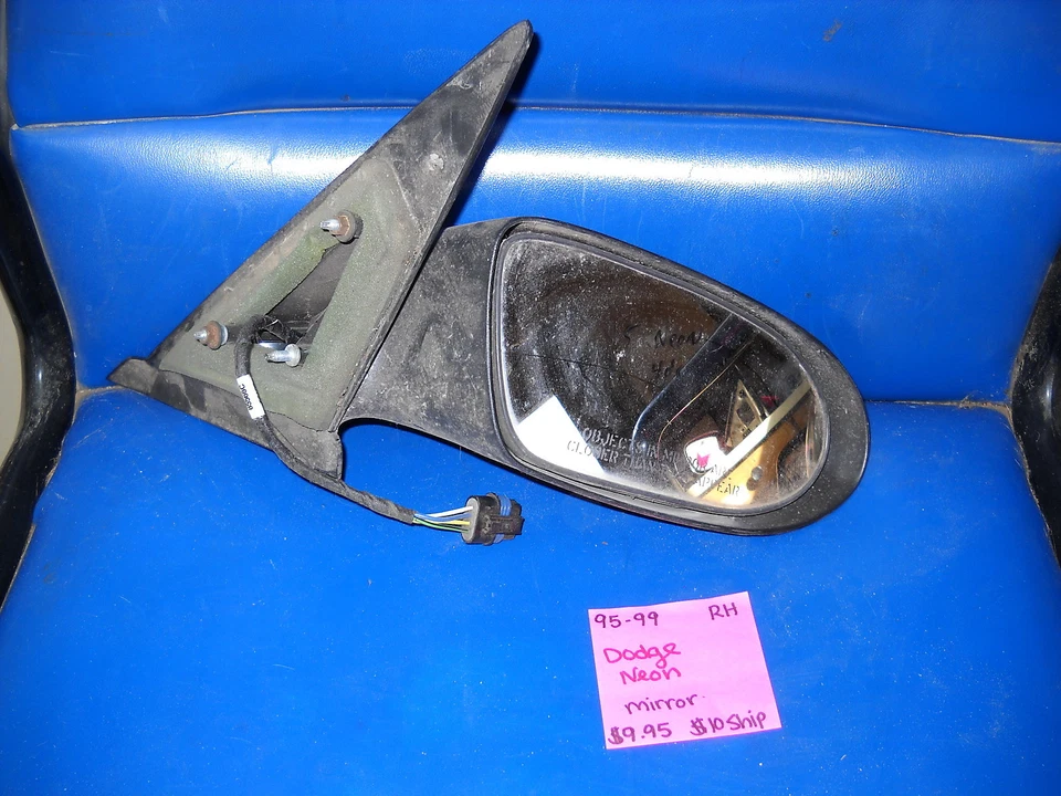 95 96 97 98 99 Dodge Neon RH mirror POWER 1995 1996 1997 1998 1999 - Image 1 of 1