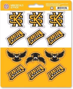Kennesaw State University Owls 12-Piece Mini Decal Sticker Set, 5x6 Inch... - Picture 1 of 4