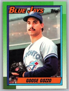 Tarjeta de béisbol 1990 Topps #274 Goose Gozzo Toronto Blue Jays MLB - Imagen 1 de 2