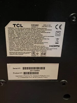 TCL 32ES560 - 32" -  HD (Smart TV) - Immagine 1 di 3