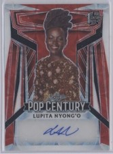 LUPITA NYONG'O 2023 Leaf Metal Pop Century AUTO RED KALEIDOSCOPE PRIZM 1/1
