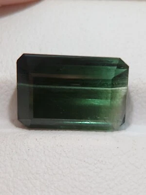 High quality bi color tourmaline - faceted natural multi color gem 6.20 CTS - Image 1 of 4