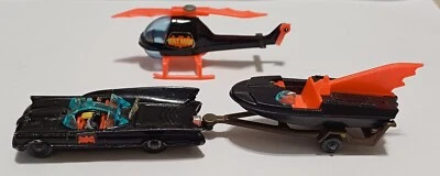 Corgi Husky Batman set (Batmobile+Batboat+Batcopter) - Immagine 1 di 4